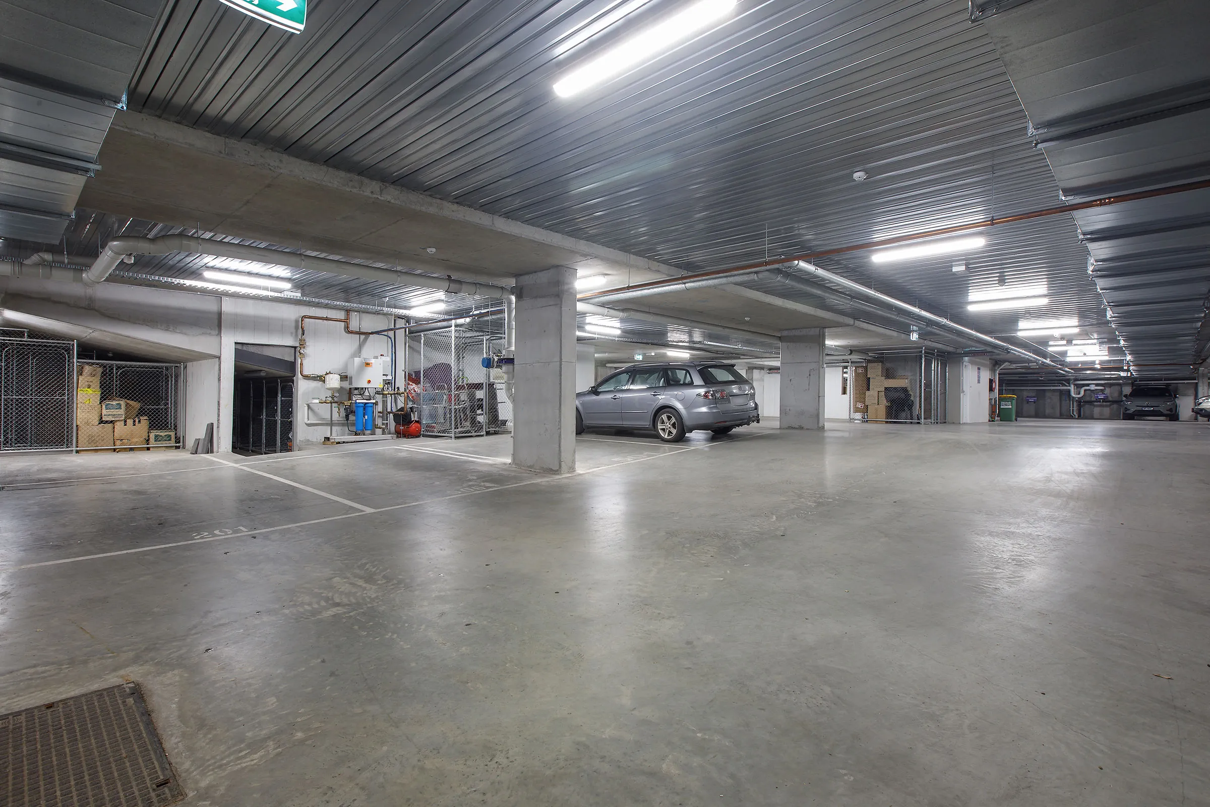 Free undercover parking at Artel Apartments